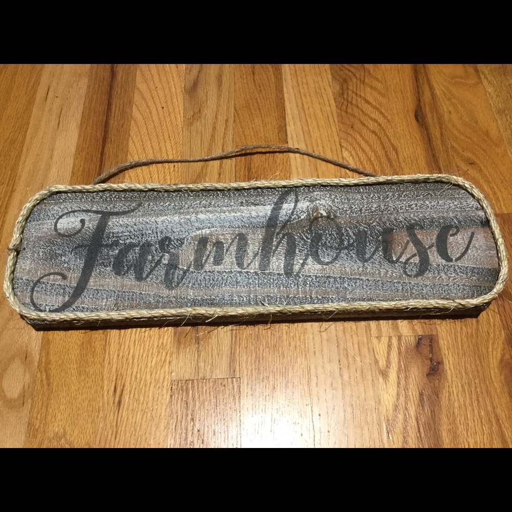 Rustic Shabby Chic Farmhouse Wall Plaque